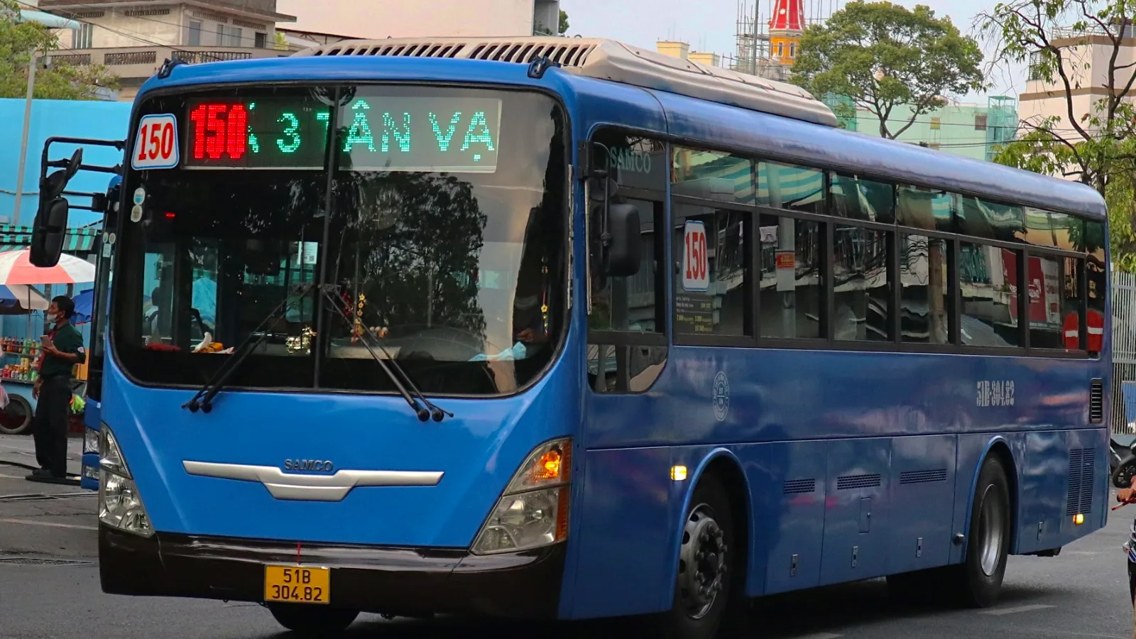 A public bus in Ho Chi Minh City