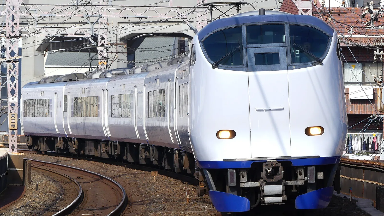 JR Haruka limited express on the Hanwa Line