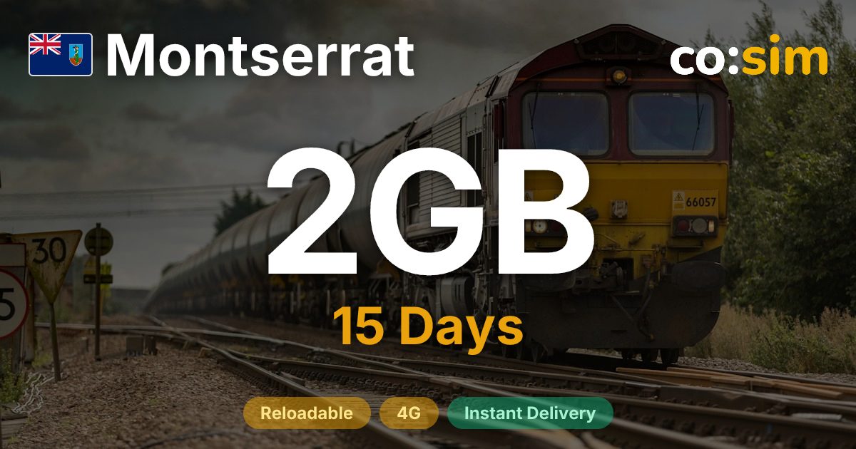 Montserrat eSIM — 2GB