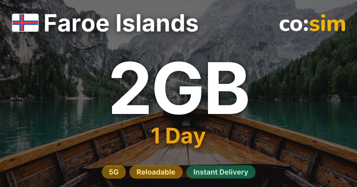 Îles Féroé eSIM — 2GB+∞