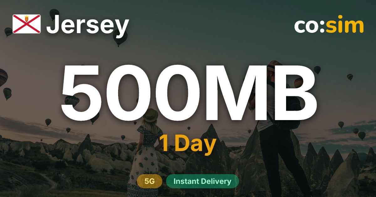 저지 eSIM — 500MB+∞