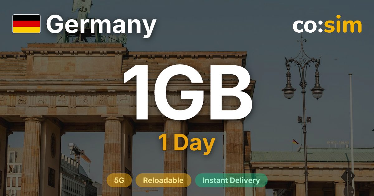 Alemania eSIM — 1GB+∞