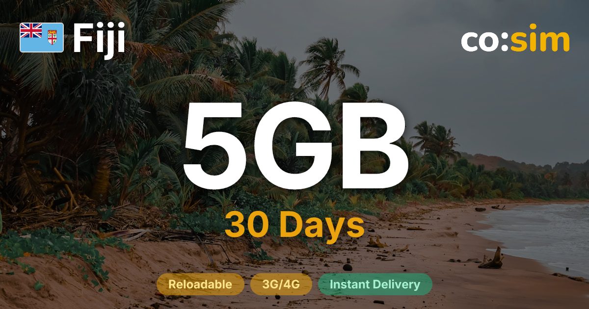 Fiji eSIM — 5GB