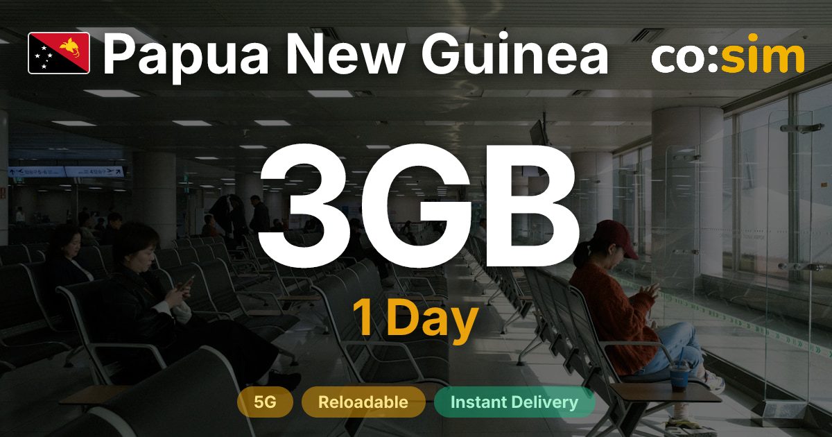Papua New Guinea eSIM — 3GB+∞