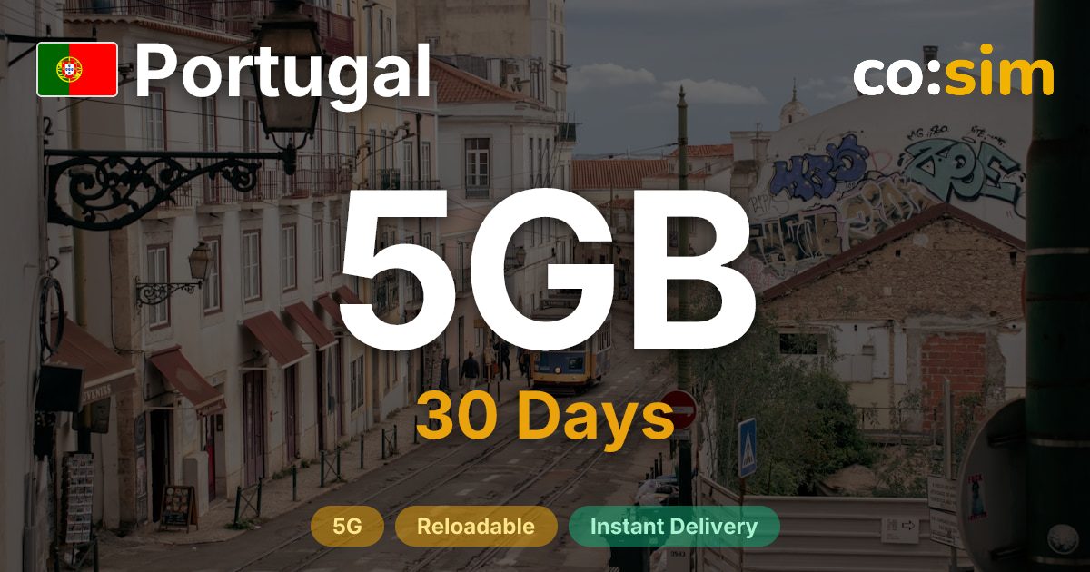 Portugal eSIM — 5GB