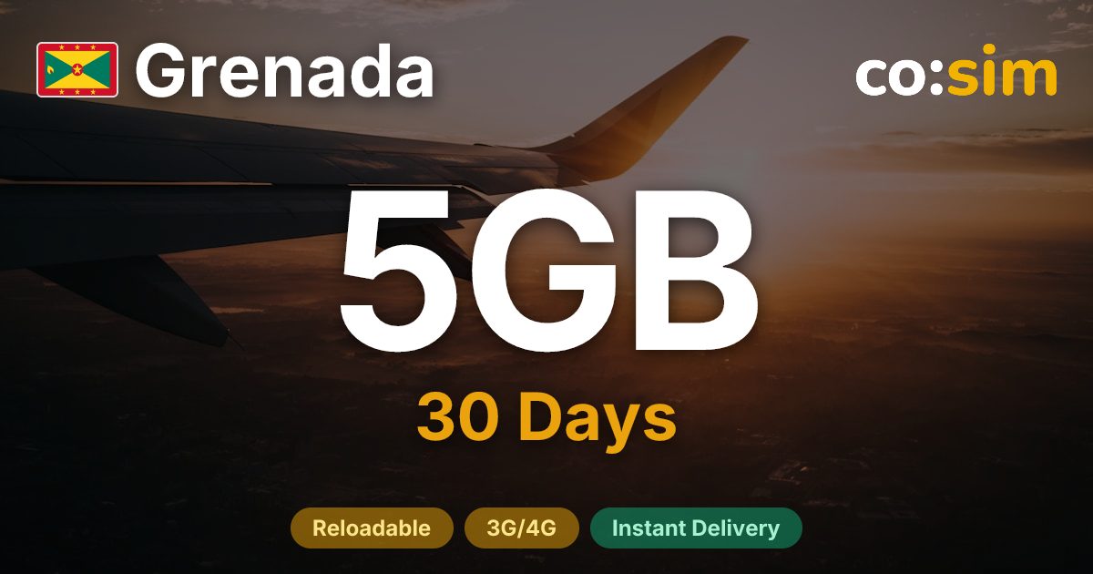 Grenada eSIM — 5GB