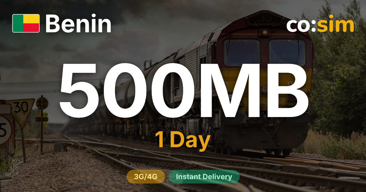 베냉 eSIM — 500MB+∞