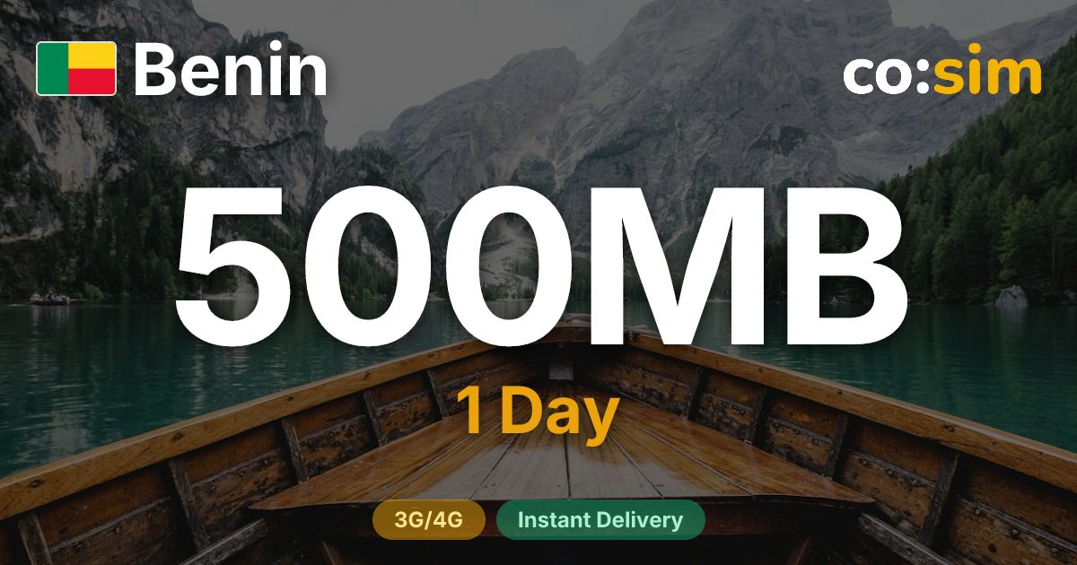 Benin eSIM — 500MB+∞