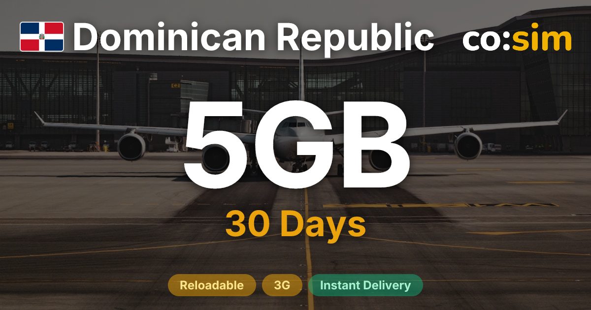 Dominican Republic eSIM — 5GB