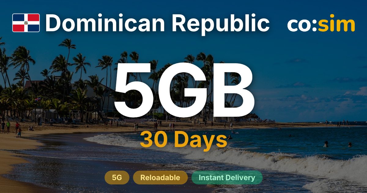 Dominican Republic eSIM — 5GB