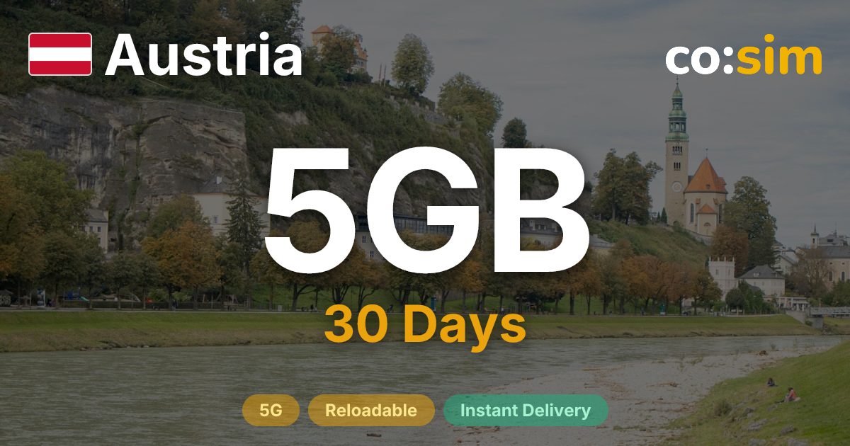 Österreich eSIM — 5GB