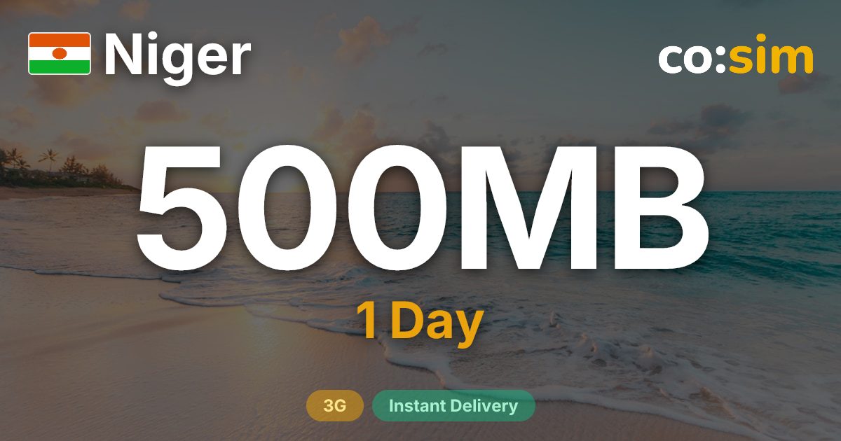 Niger eSIM — 500MB+∞
