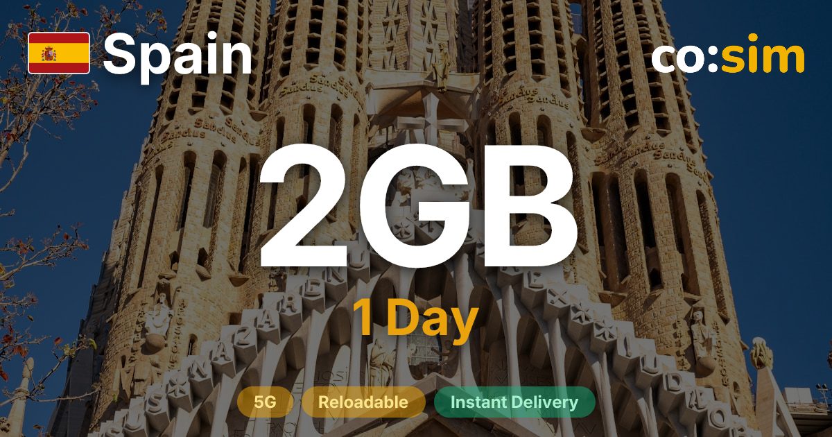 Spain eSIM — 2GB+∞