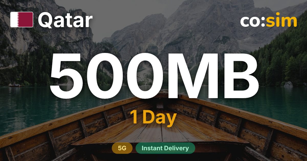Qatar eSIM — 500MB+∞