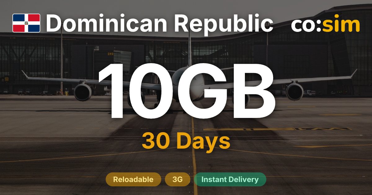 Dominican Republic eSIM — 10GB