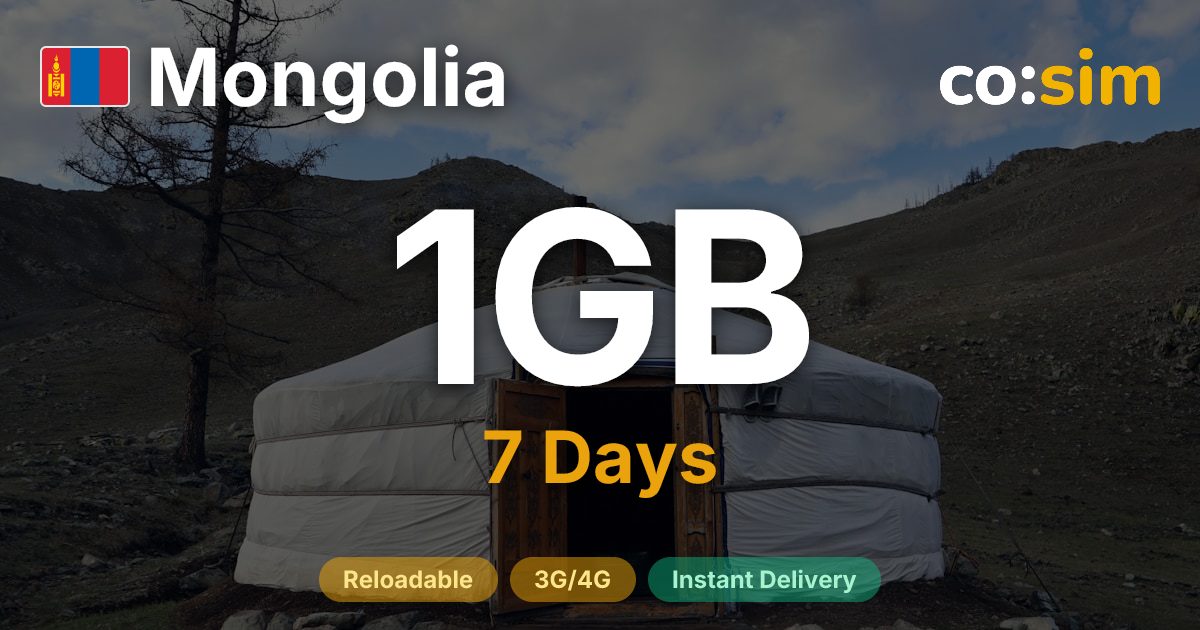 Mongolia eSIM — 1GB