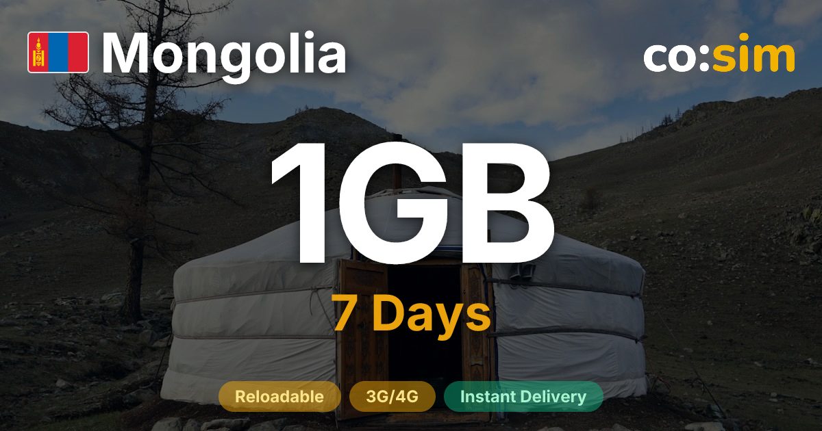 Mongolia eSIM — 1GB