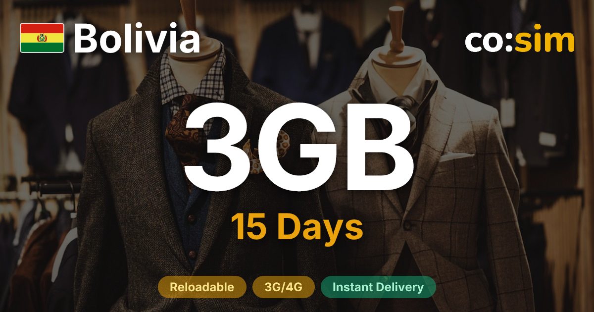 Bolivia eSIM — 3GB