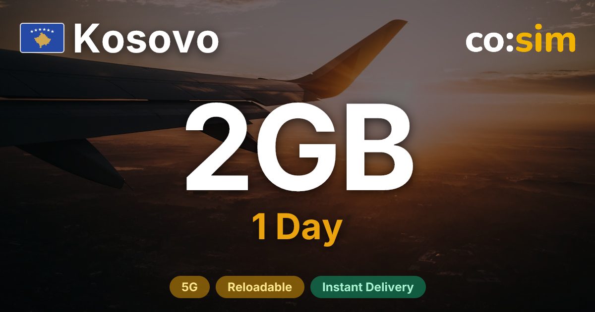 Kosovo eSIM — 2GB+∞