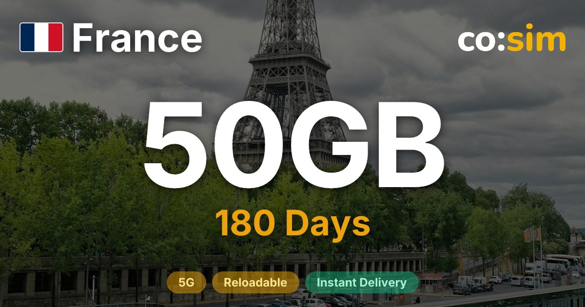 Francia eSIM — 50GB