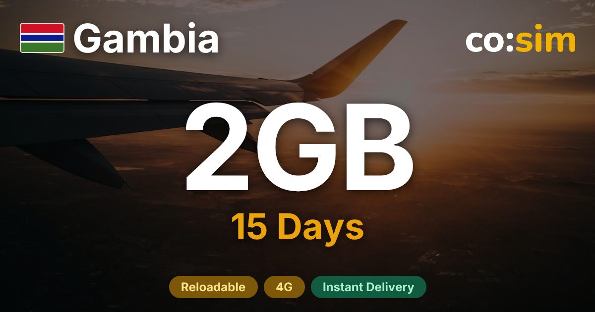 Gambia eSIM — 2GB