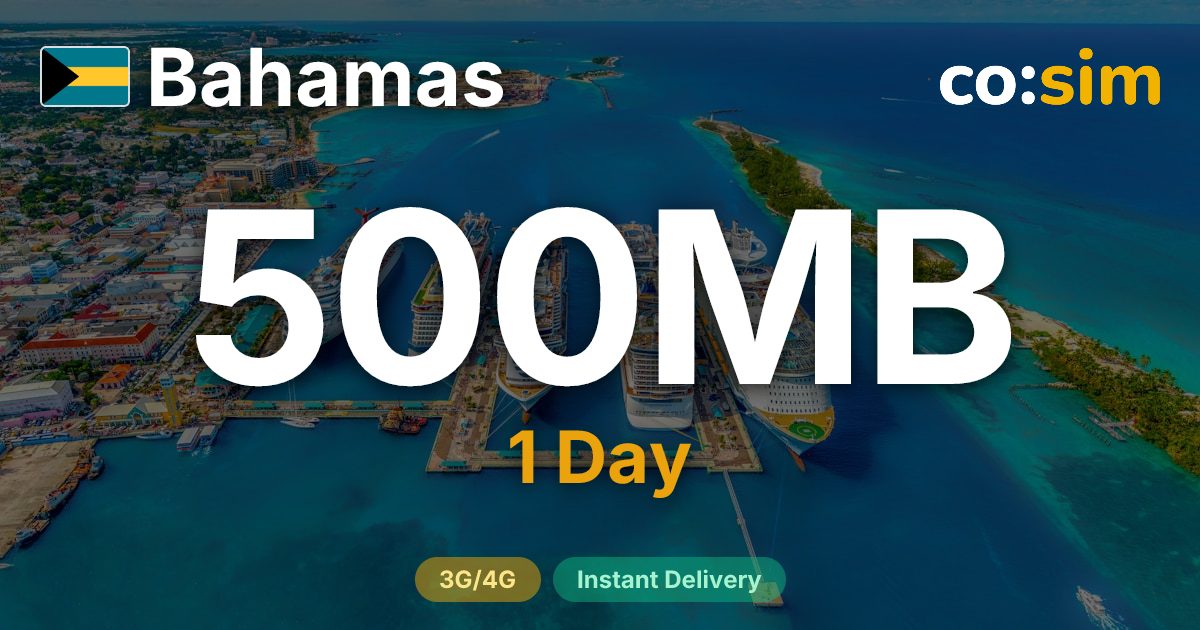 Bahamas eSIM — 500MB+∞
