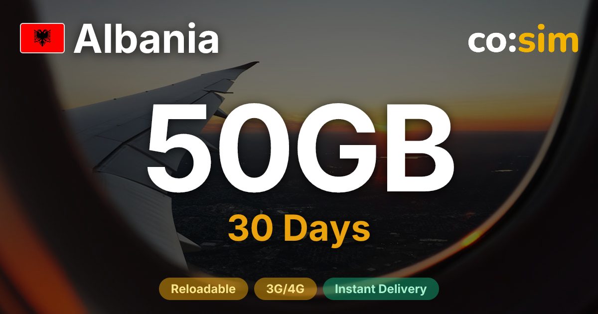 Albania eSIM — 50GB