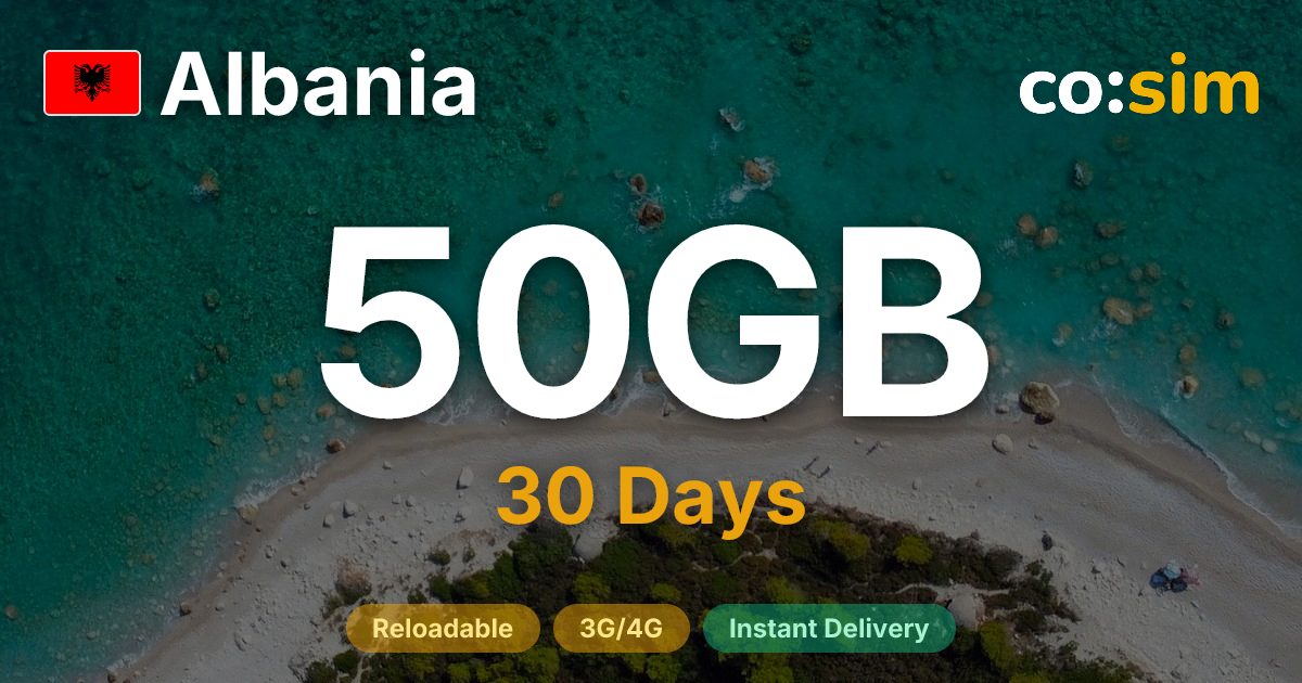 Albania eSIM — 50GB