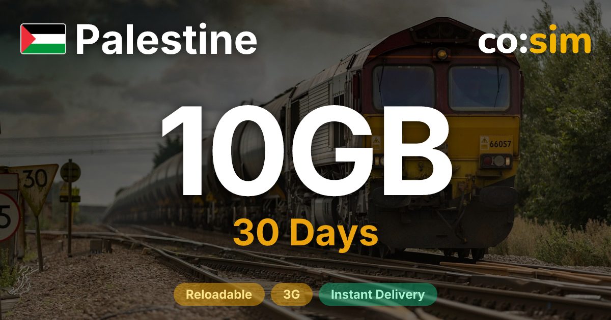 Palestine eSIM — 10GB