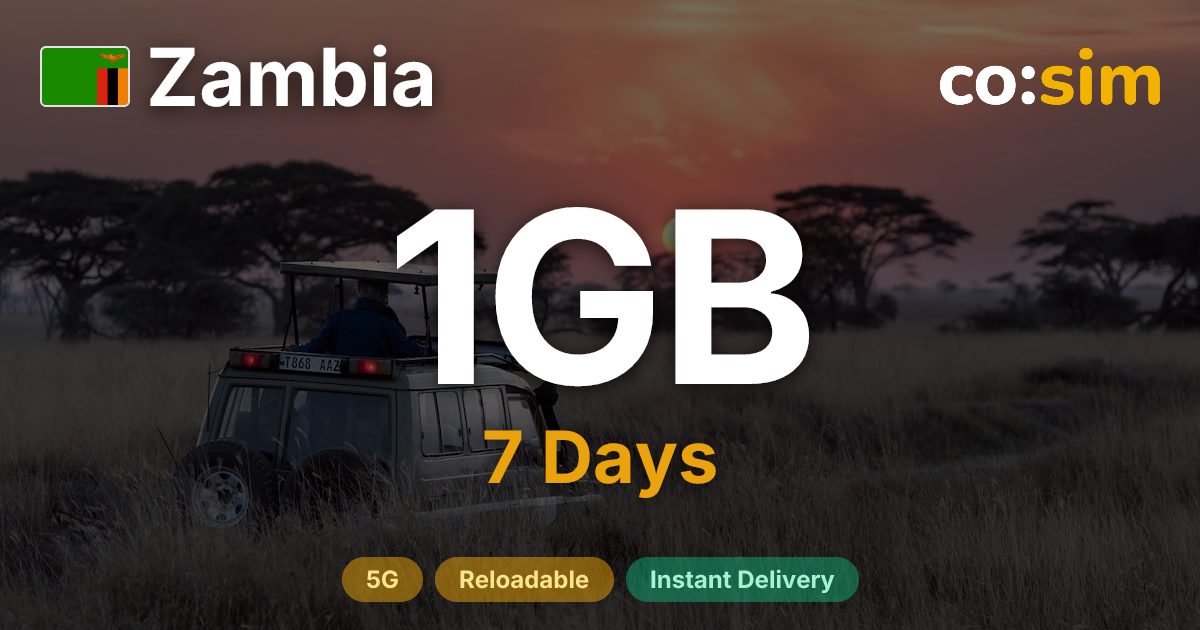 Zambia eSIM — 1GB