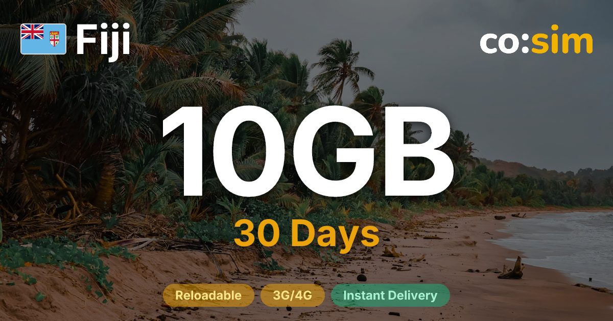 Fiji eSIM — 10GB
