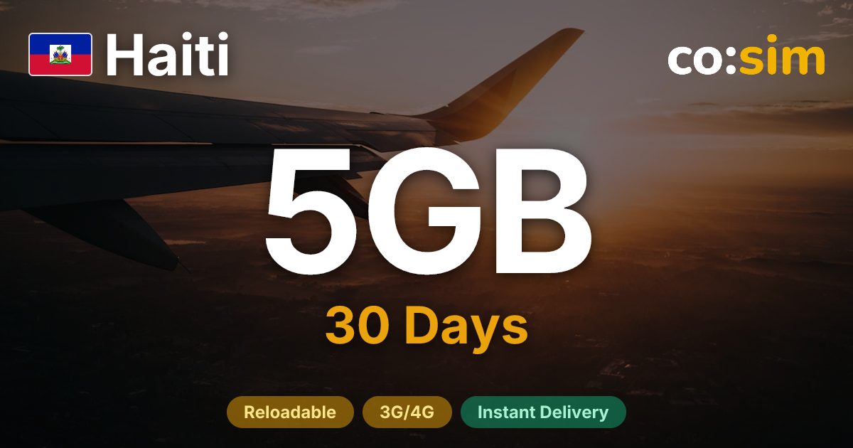 Haiti eSIM — 5GB