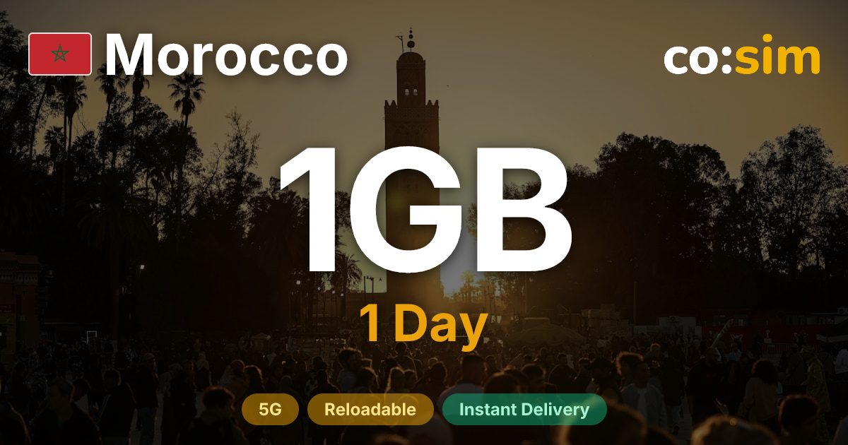 Morocco eSIM — 1GB+∞