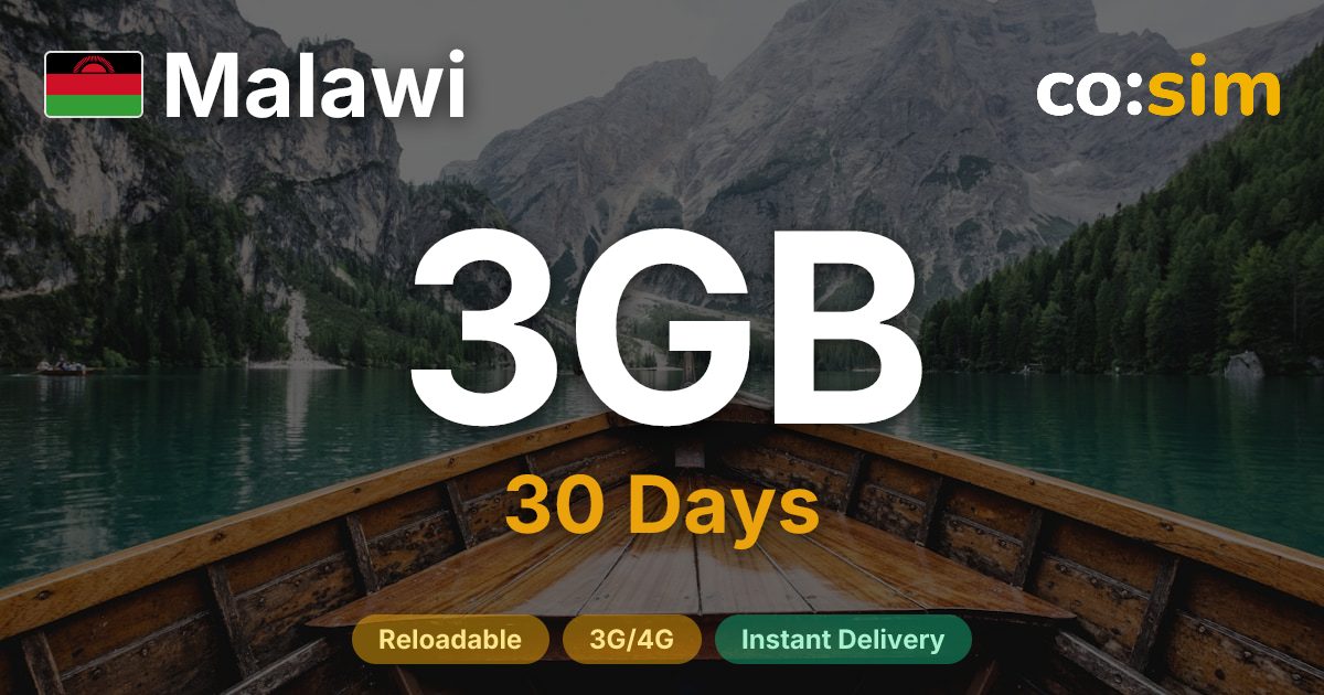 Malawi eSIM — 3GB