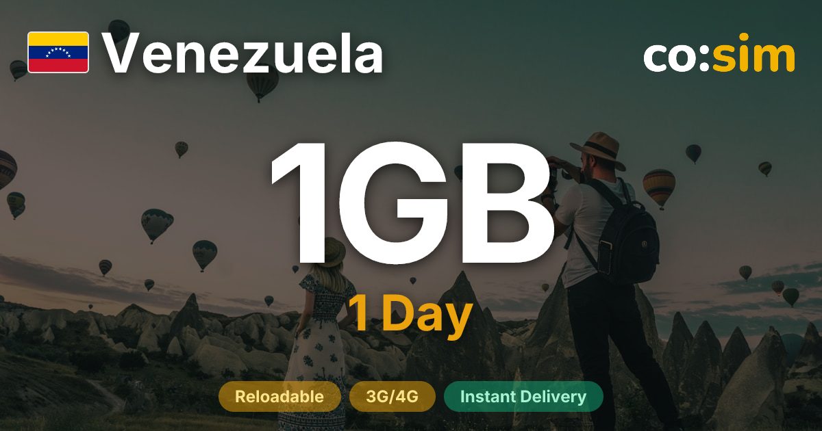 Venezuela eSIM — 1GB+∞