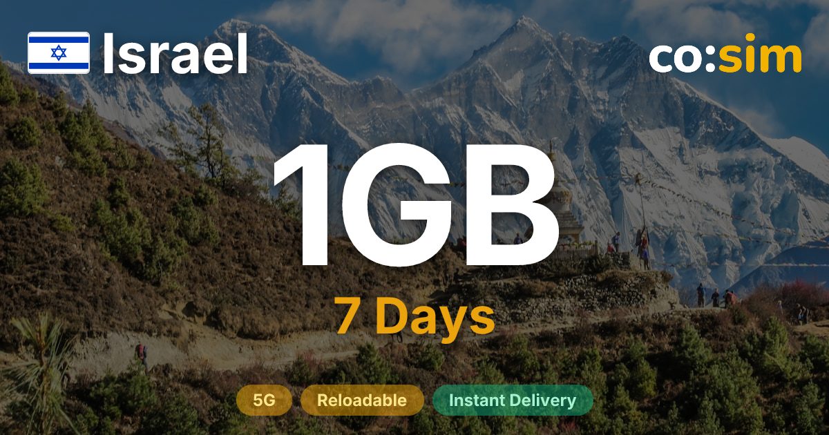Israel eSIM — 1GB