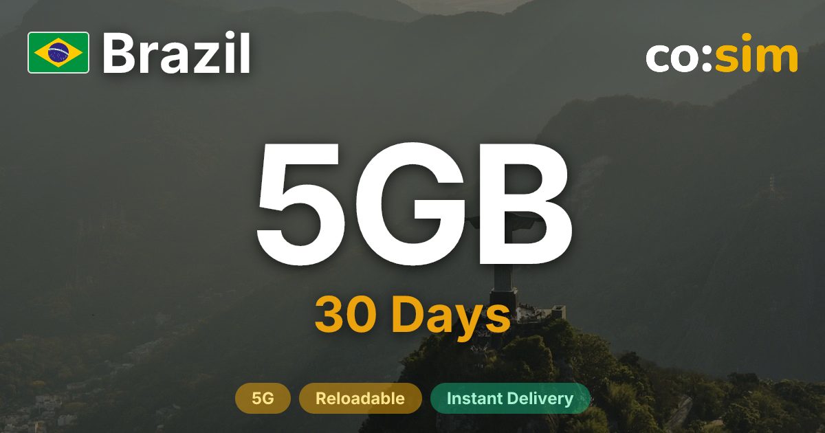 Brasil eSIM — 5GB