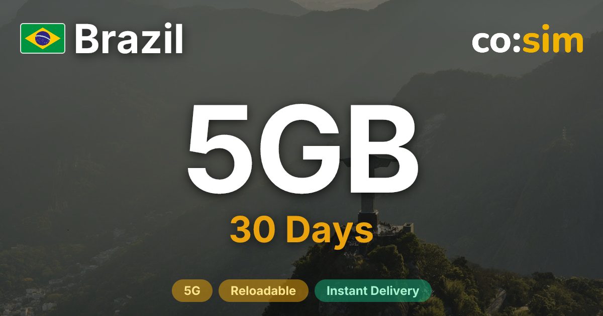Brazil eSIM — 5GB
