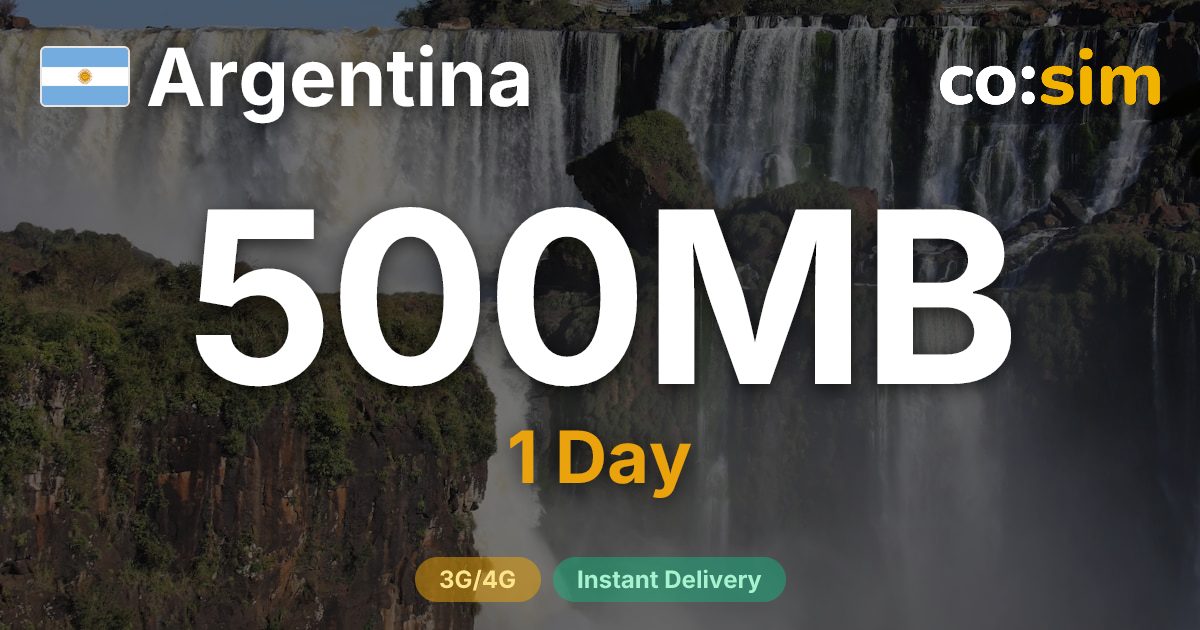 Argentina eSIM — 500MB+∞