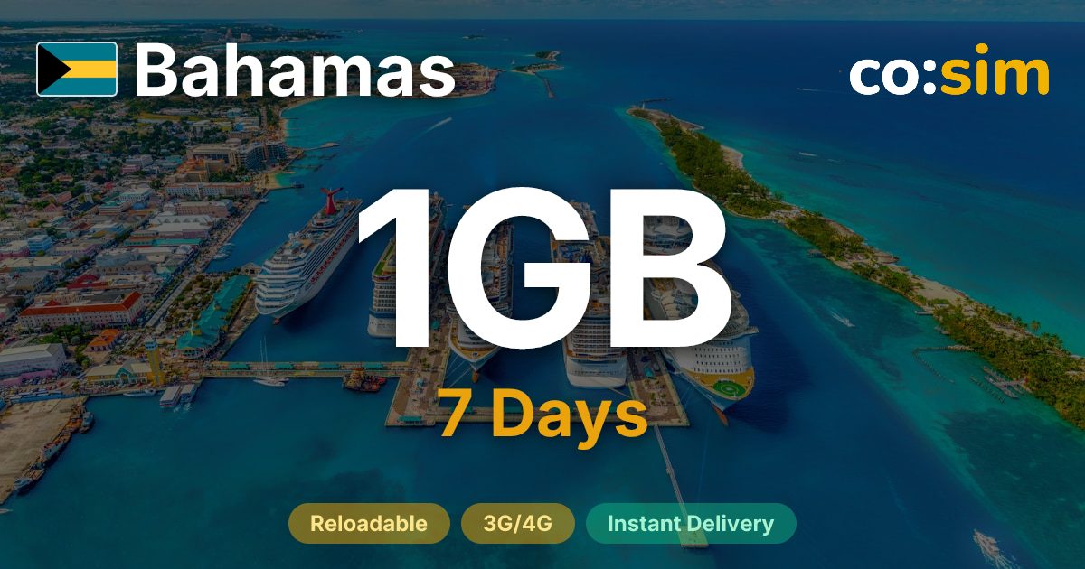 Bahamas eSIM — 1GB