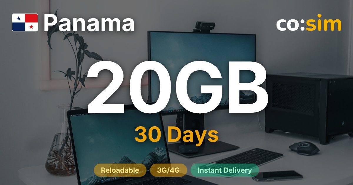 Panama eSIM — 20GB