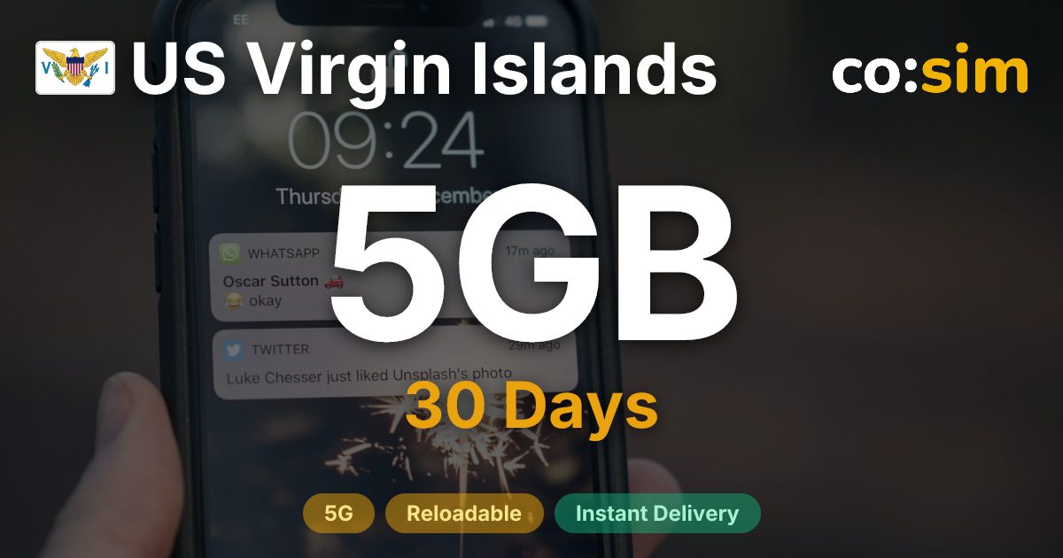 US Virgin Islands eSIM — 5GB
