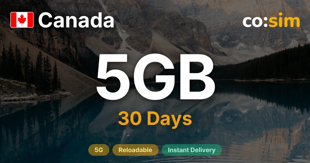 Canada eSIM — 5GB