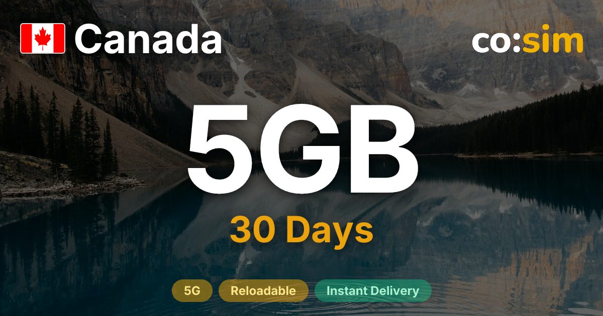 Kanada eSIM — 5GB