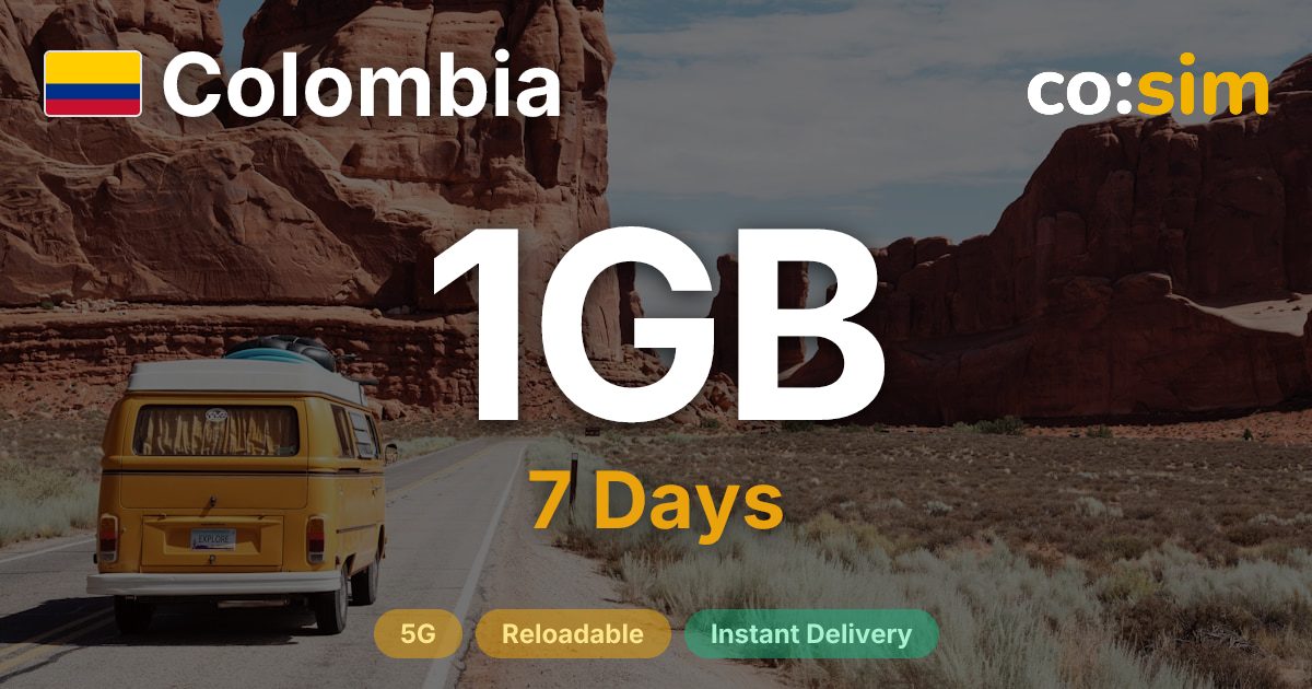 Colombia eSIM — 1GB