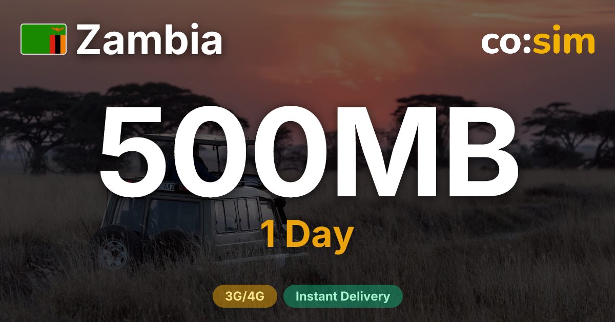 잠비아 eSIM — 500MB+∞