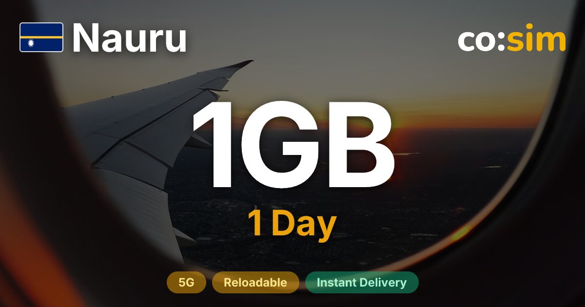 Nauru eSIM — 1GB+∞