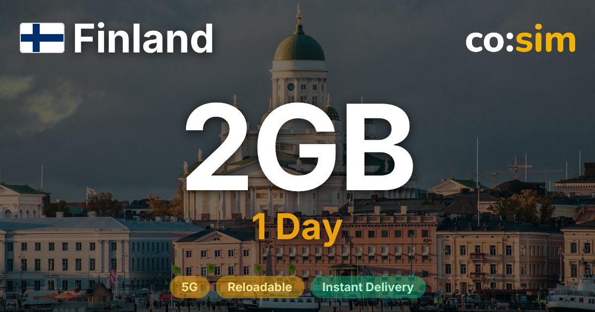 Finland eSIM — 2GB+∞