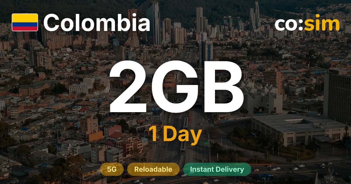 Colombia eSIM — 2GB+∞