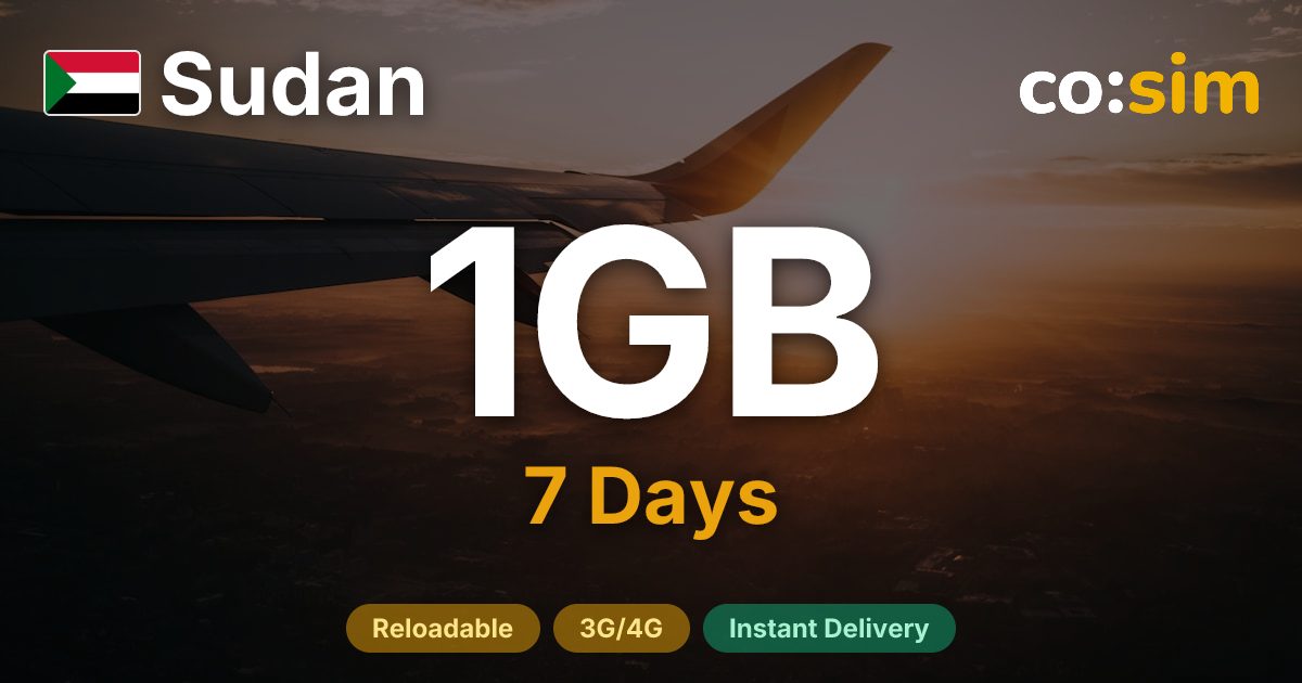 Sudan eSIM — 1GB
